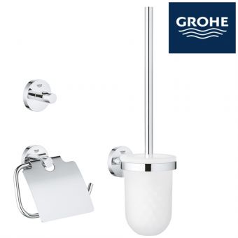GROHE 40407001 ESSEN ACCESS SET CITY RESTROOM 3 IN 1 