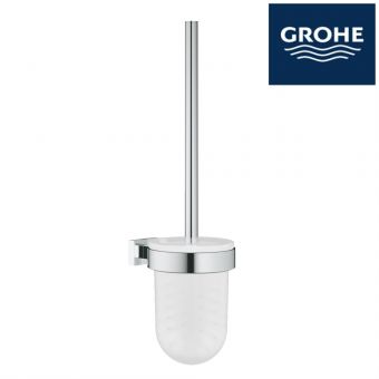 GROHE ESSENTIAL CUBE TOILET BRUSH SET 40513001