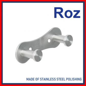 ROZBATH 5532-P DOUBLE S/S HOOK POLISH