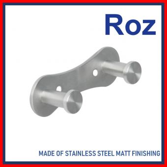 ROZBATH 5532-S DOUBLE S/S HOOK SATIN