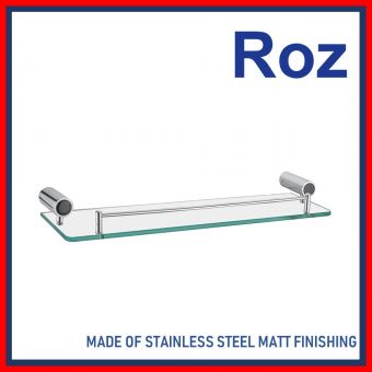 ROZ 6205-S GLASS SHELF SATIN