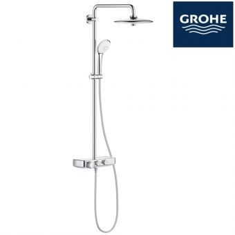 GROHE EUPHORIA SMARTCONTROL 260 SHOWER SYSTEM THERMOSTATIC SHOWER MIXER FOR WALL MOUNTING