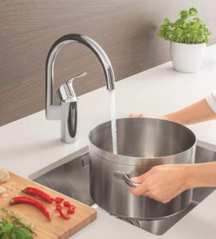GROHE 33202003 EUROSMART SINGLE-LEVER SINK MIXER
