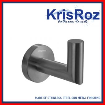 KRISROZ M-004-PGR ROBE HOOK GUN METAL