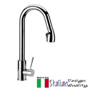 Roz N86 Pullout Spray Sink Mixer Cp