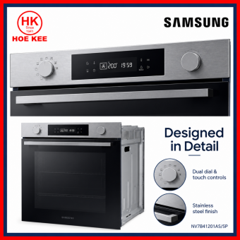 SAMSUNG NV7B41201AS/SP Built-In Oven 20 Auto Programs 76L