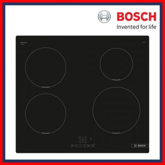 Bosch PUE611BB5J Series 4 Induction hob 60cm 4-zones Black