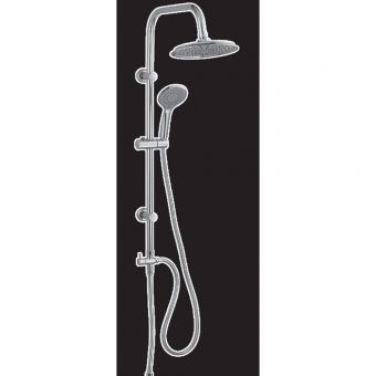 Roz Round Rainshower Set