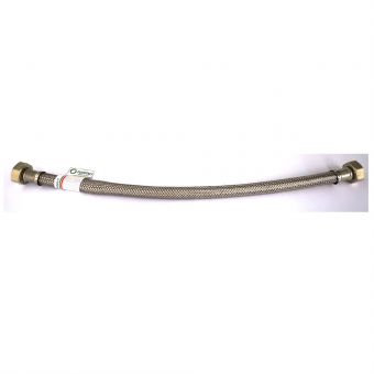 ROZ 10012F50 END-NUT FLEXI BRAID HOSE 50CM ITALY