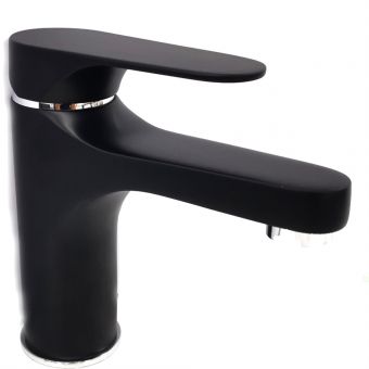 Roz L11MBCR Classline Matt Black Basin Mixer