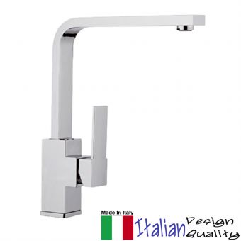 Roz Square S42U High Spout Sink Mixer Cp