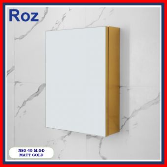 ROZBATH N80-40-M.GD MIRROR CABINET MATT GOLD