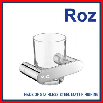 ROZ 11201-S SINGLE TUMBLER HOLDER S/S SATIN