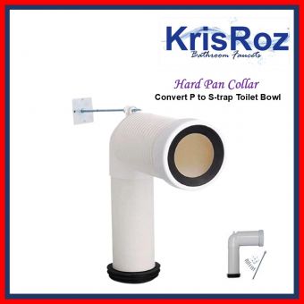 F117 P-S TRAP 90-DEG ELBOW BEND COLLAR
