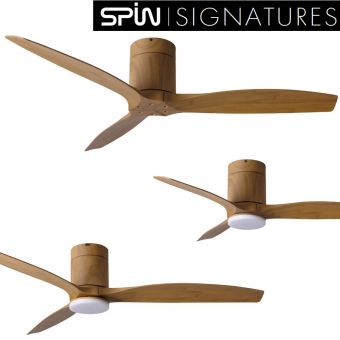 Spin Signatures Caramel Ceiling Fan 43/52/60 inch with Light Option