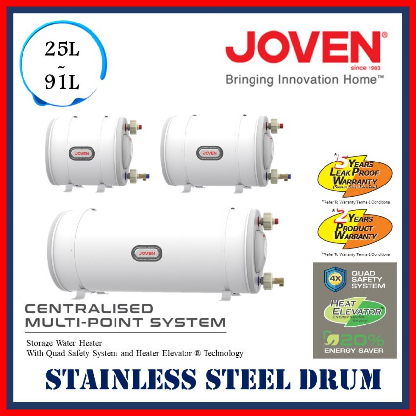 Joven Horizontal Electric Storage Water Heater (JSH series)