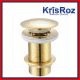 KRIS 1.1/4 3002A-M.GOLD  MUSHRM W/O OVERFLOW MATT GOLD     