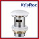 KRIS 1 1/4 KP608 POP WASTE OVERFLOW WHITE
