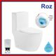 ROZ RWC-907 1-PC TORNADO WC S-TRAP come with UF807 SEAT COVER