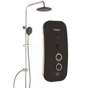Rubine RAIN SHOWER RHW2388-BHP Black Instant Heater