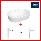 Grohe 39122001 Eurocosmo Vessel Basin & High body Mixer bundle